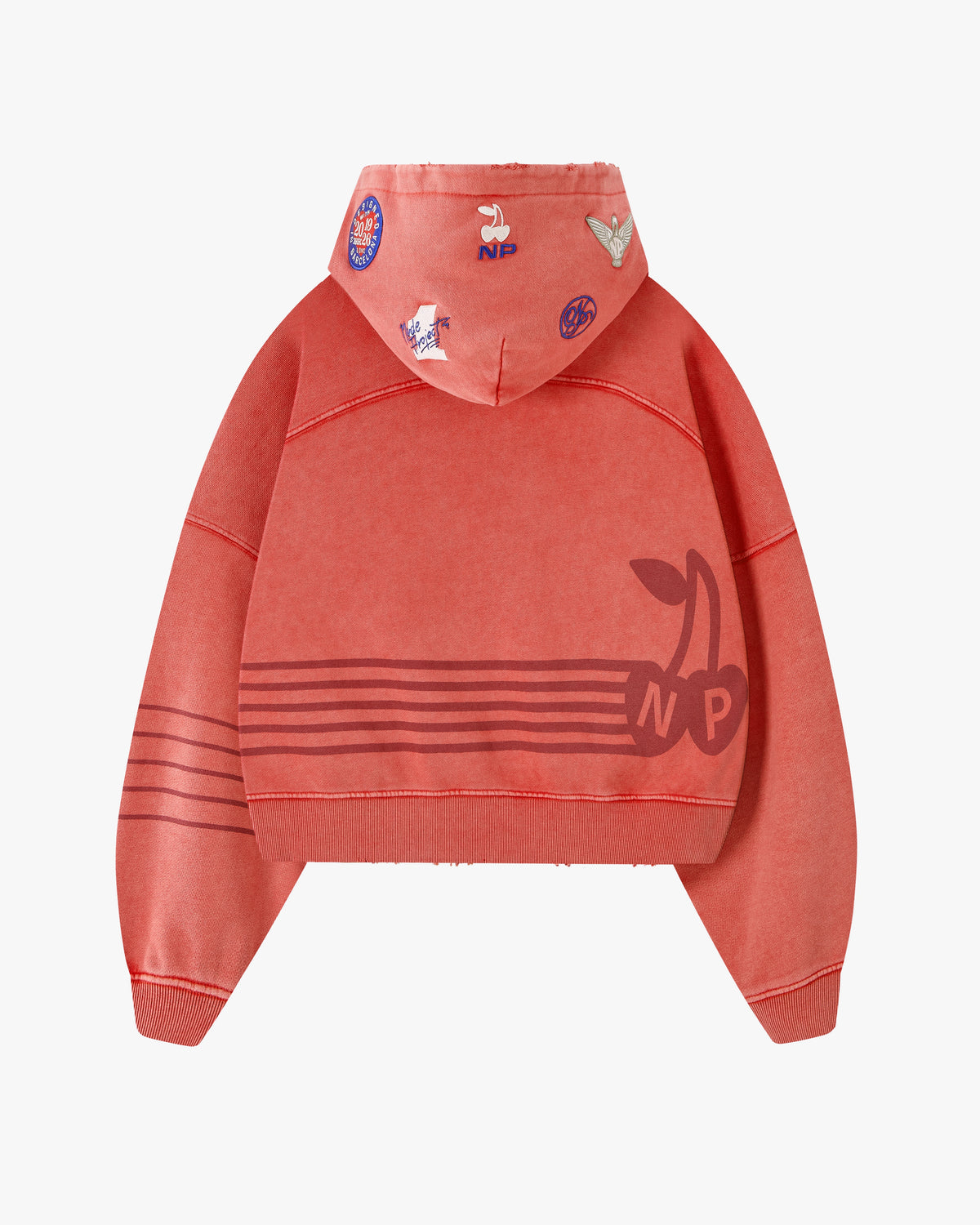 Fuel Hoodie Washed Red