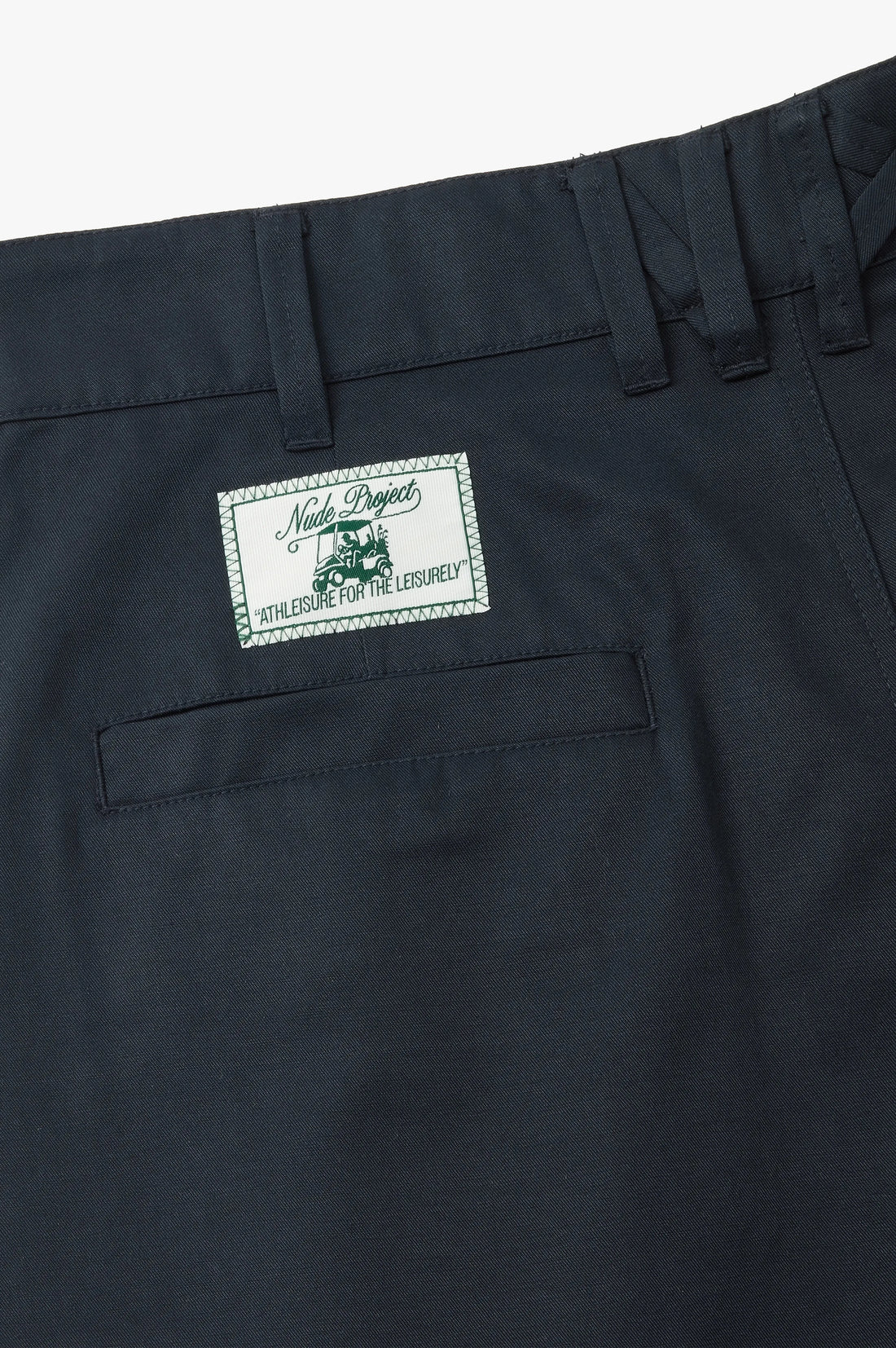 Pleated Chino Shorts Navy