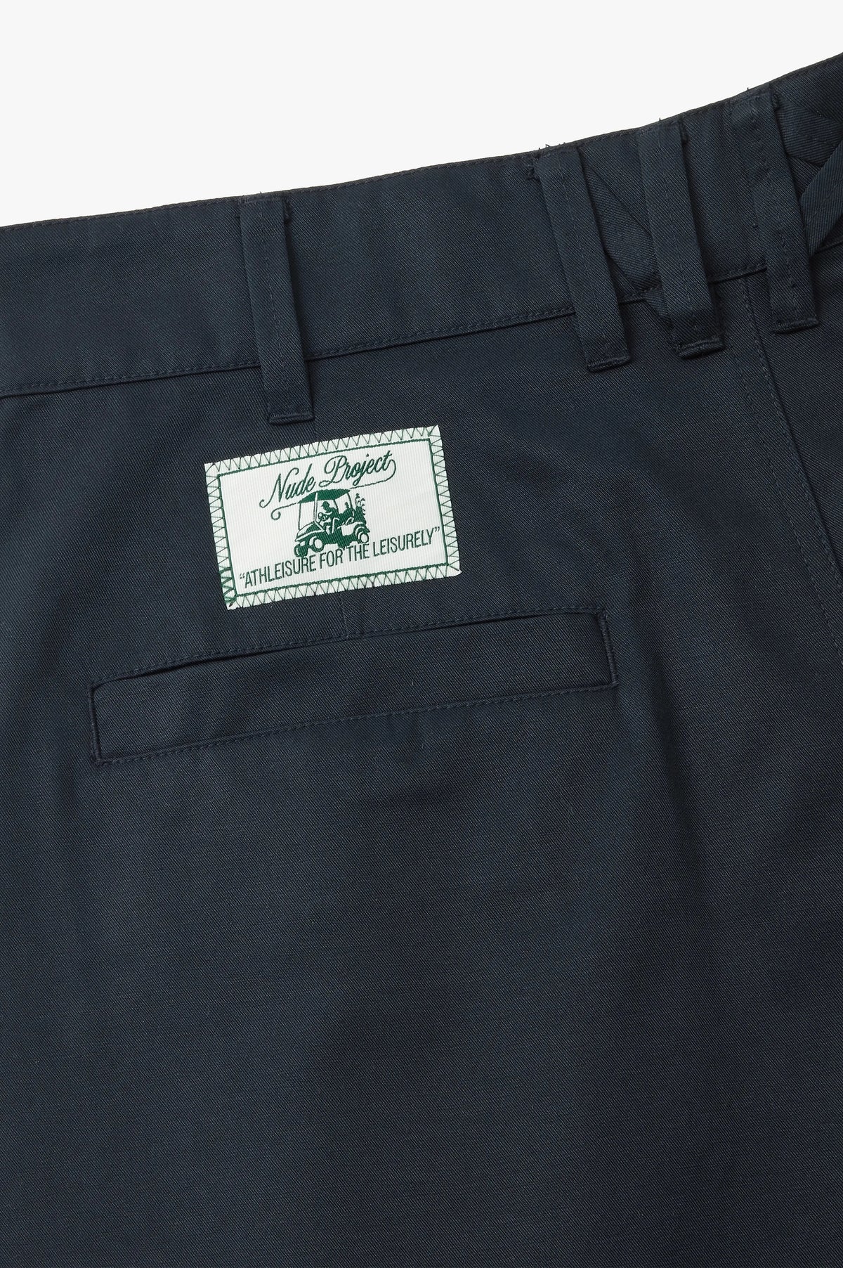 Pleated Chino Shorts Navy