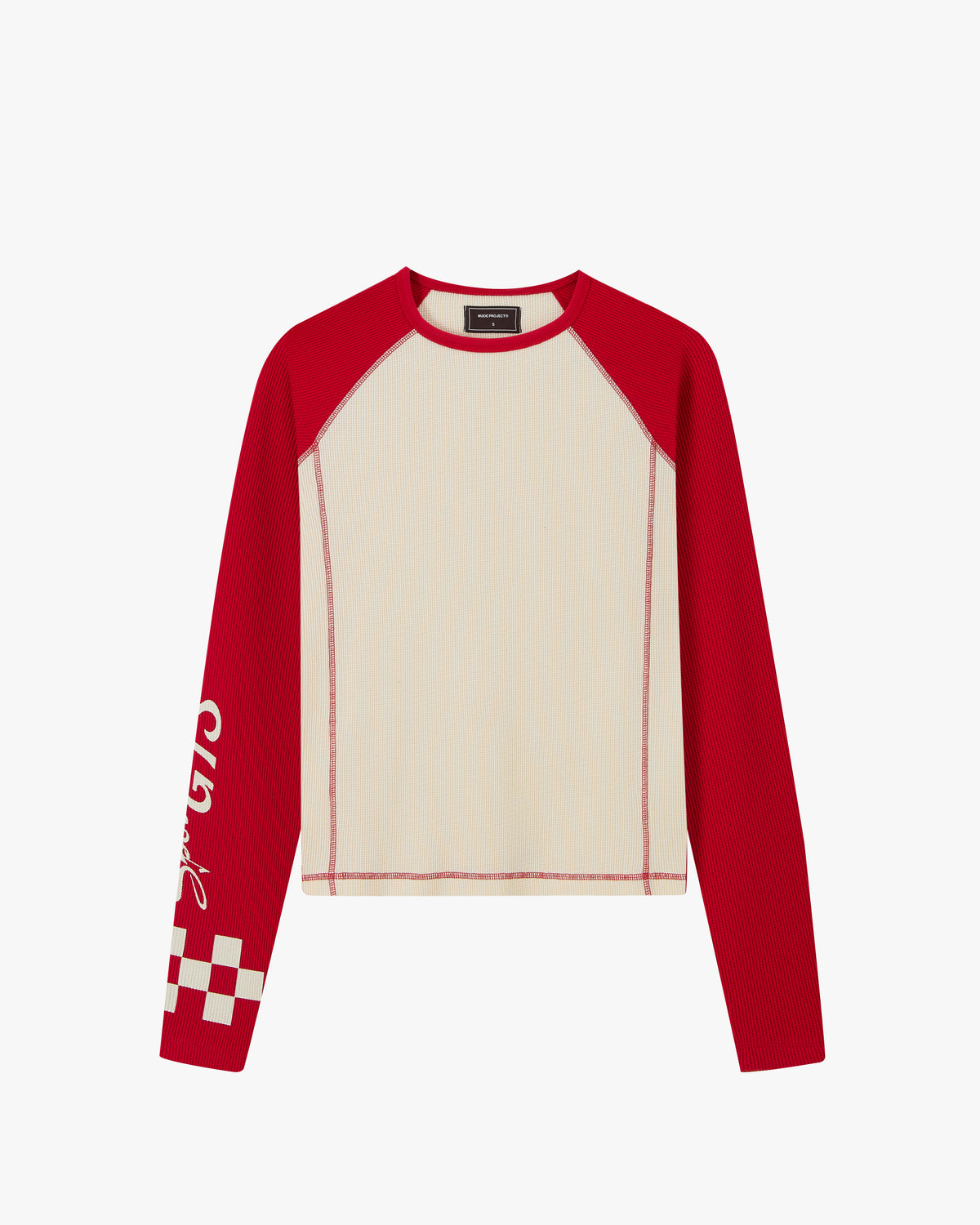 Slim Waffle Long-Sleeve Tee