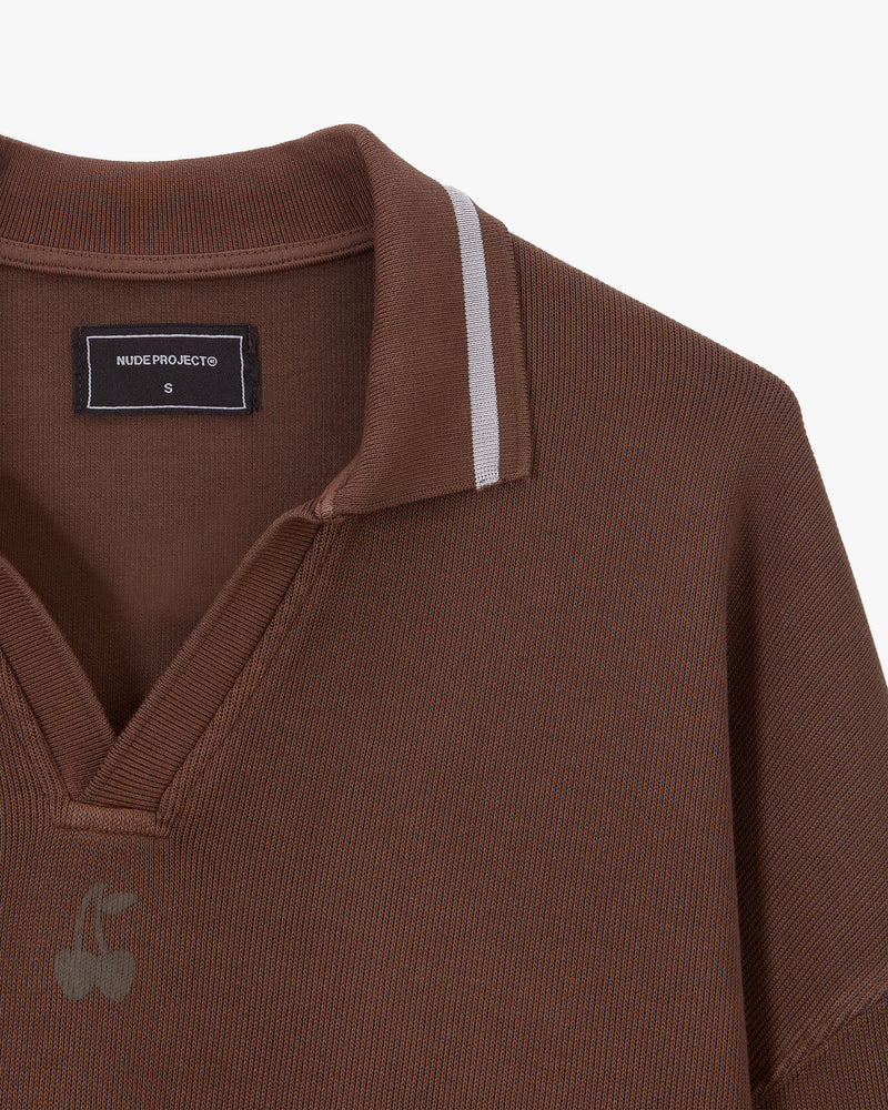 Cherry Beast Polo Brown