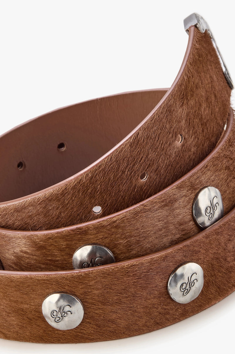 Pony Leather Belt