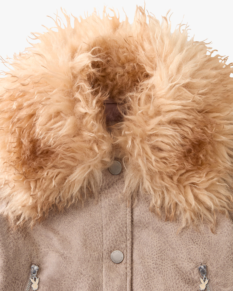 Chaqueta Playboy Dorada