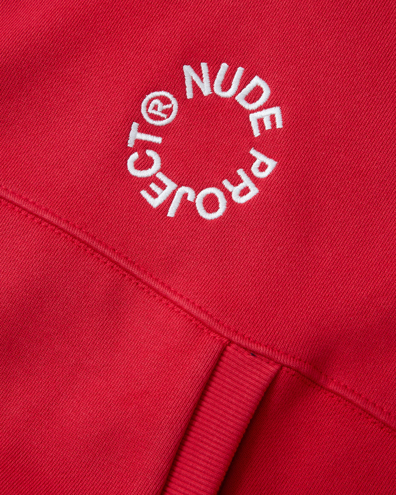 Kory Boxy Hoodie Red