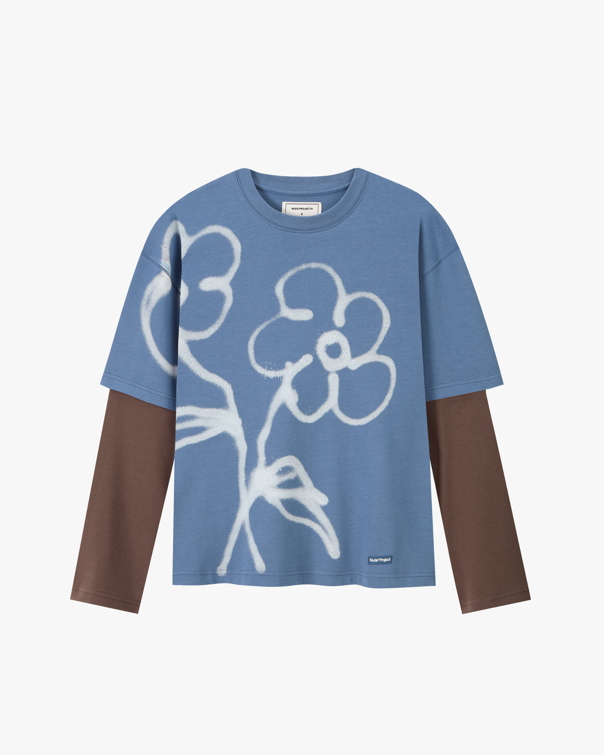 Hanami Long-Sleeve Tee Blue