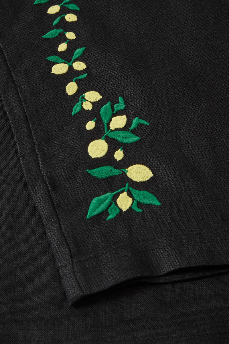 Kimchi Linen Pants Black