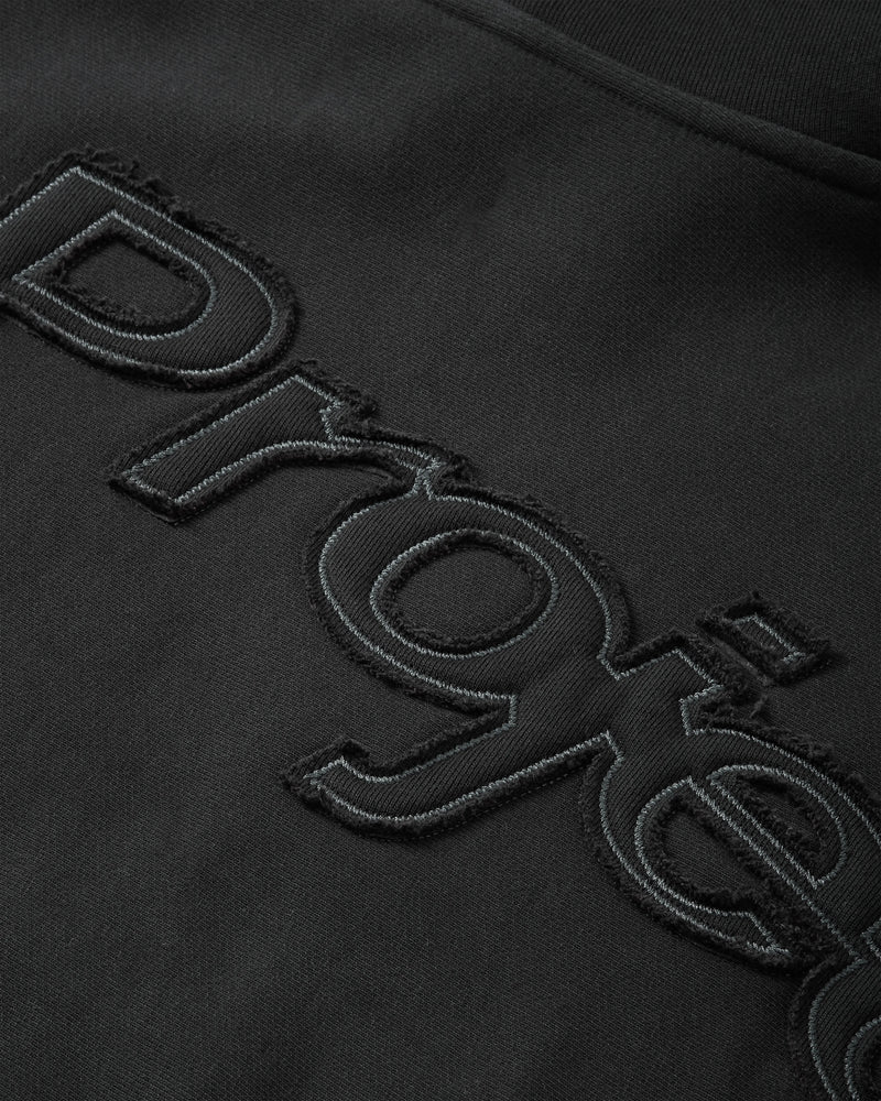 Marble Hoodie Black