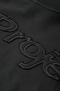 Marble Hoodie Black