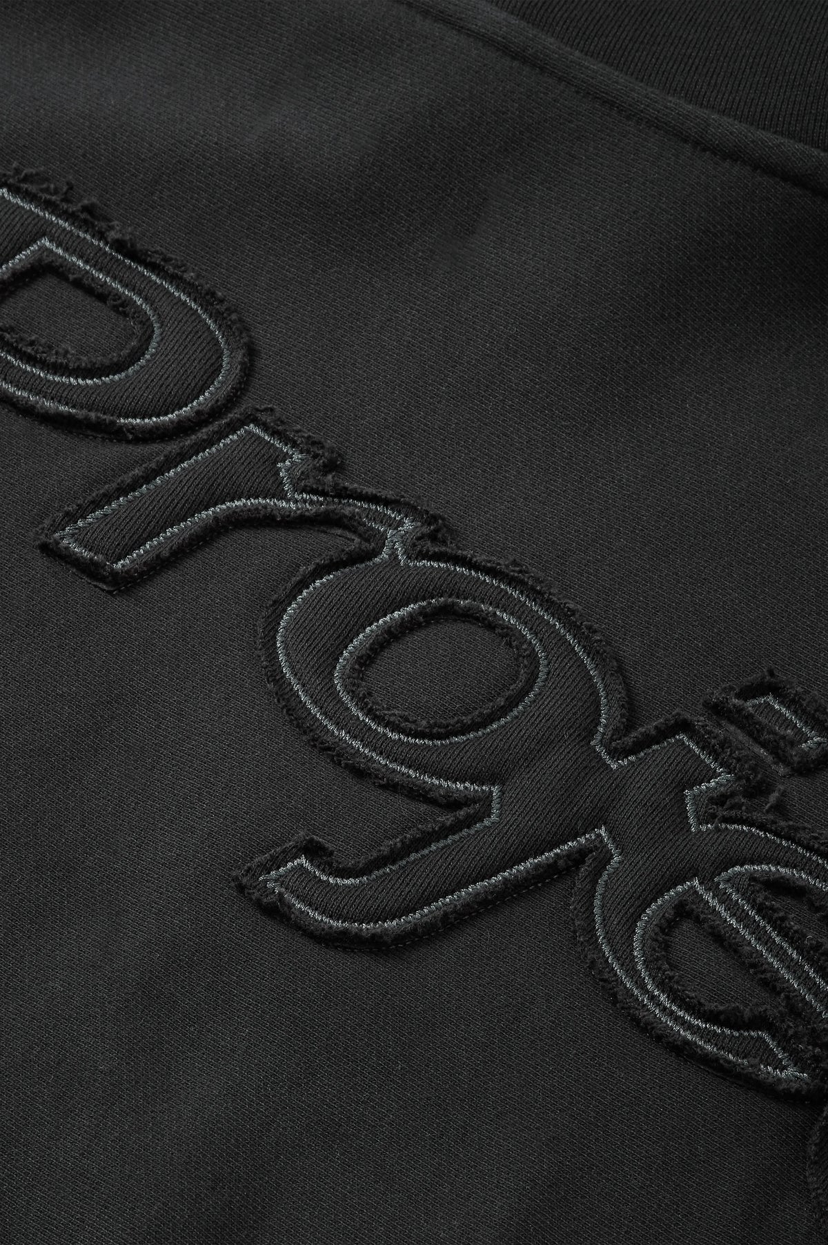 Marble Hoodie Black