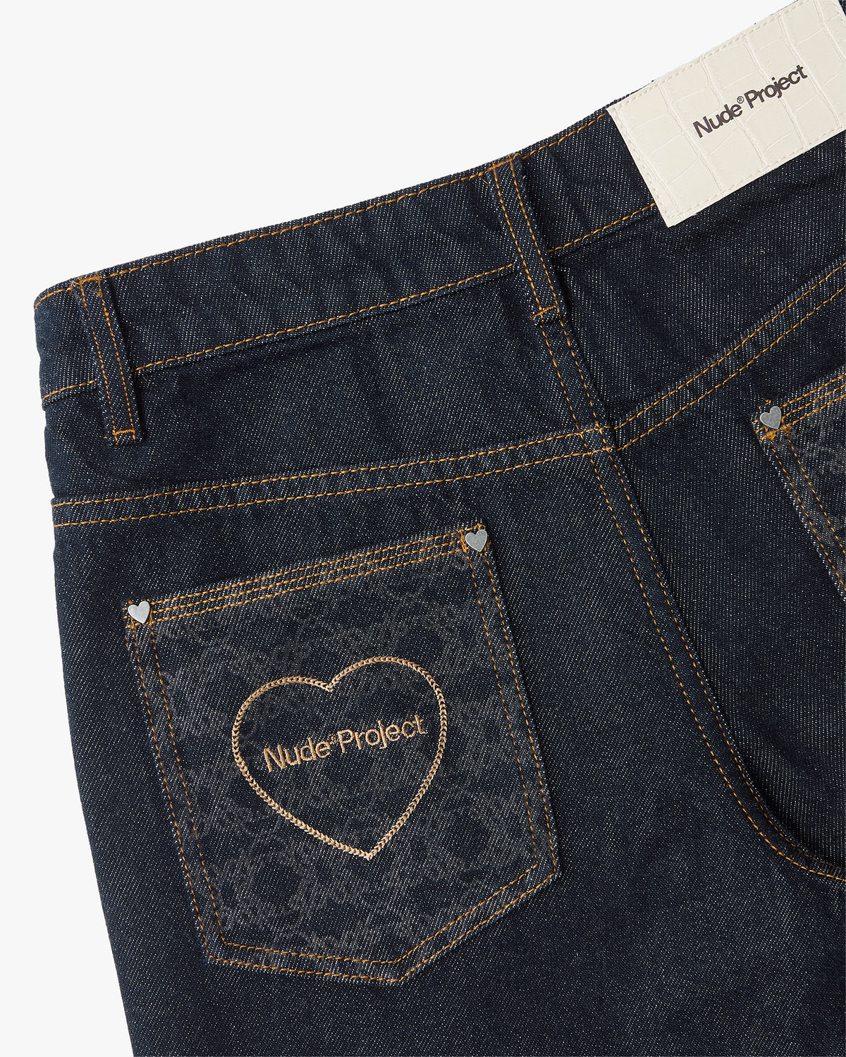 Basic Straight Jeans Laser