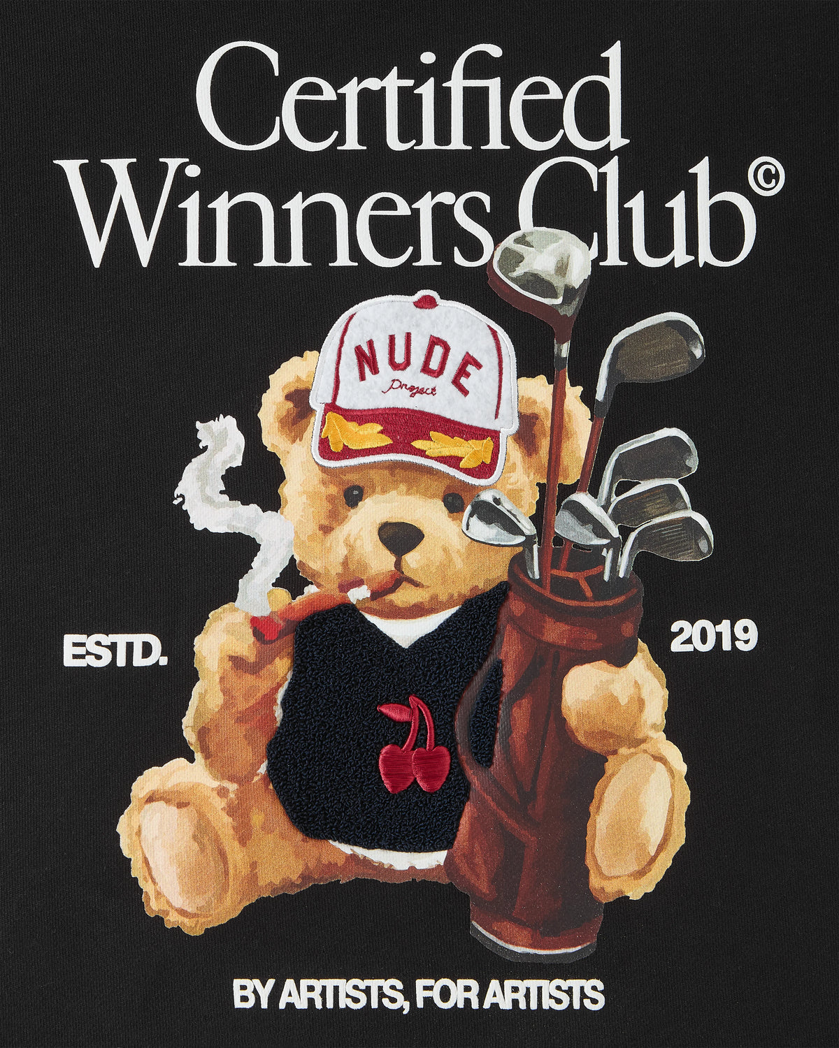 Winner Hoodie Black