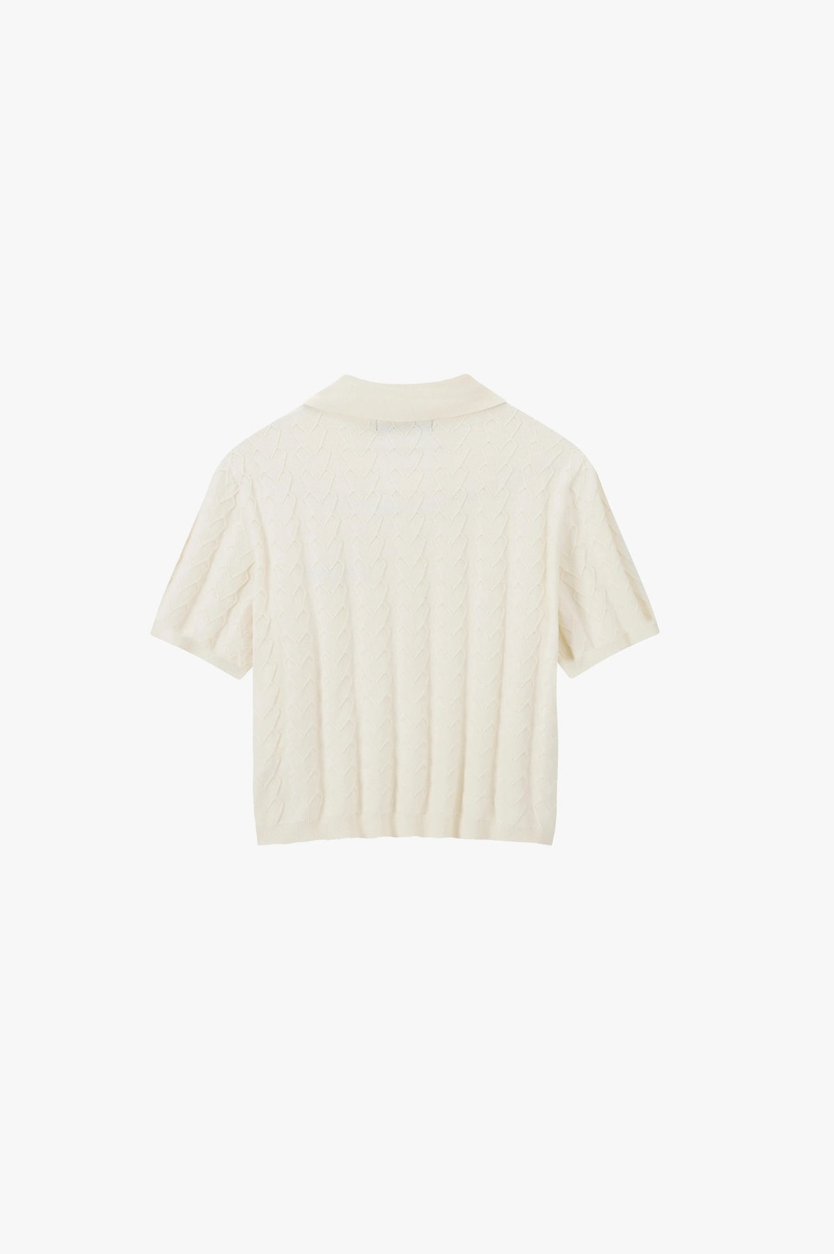 Cora Knit Polo Ivory