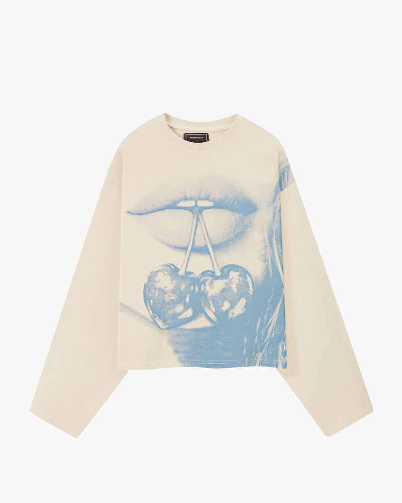 Kisses Long-Sleeve Tee Marshmallow