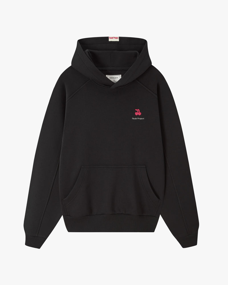 Basic Cherry Hoodie Black