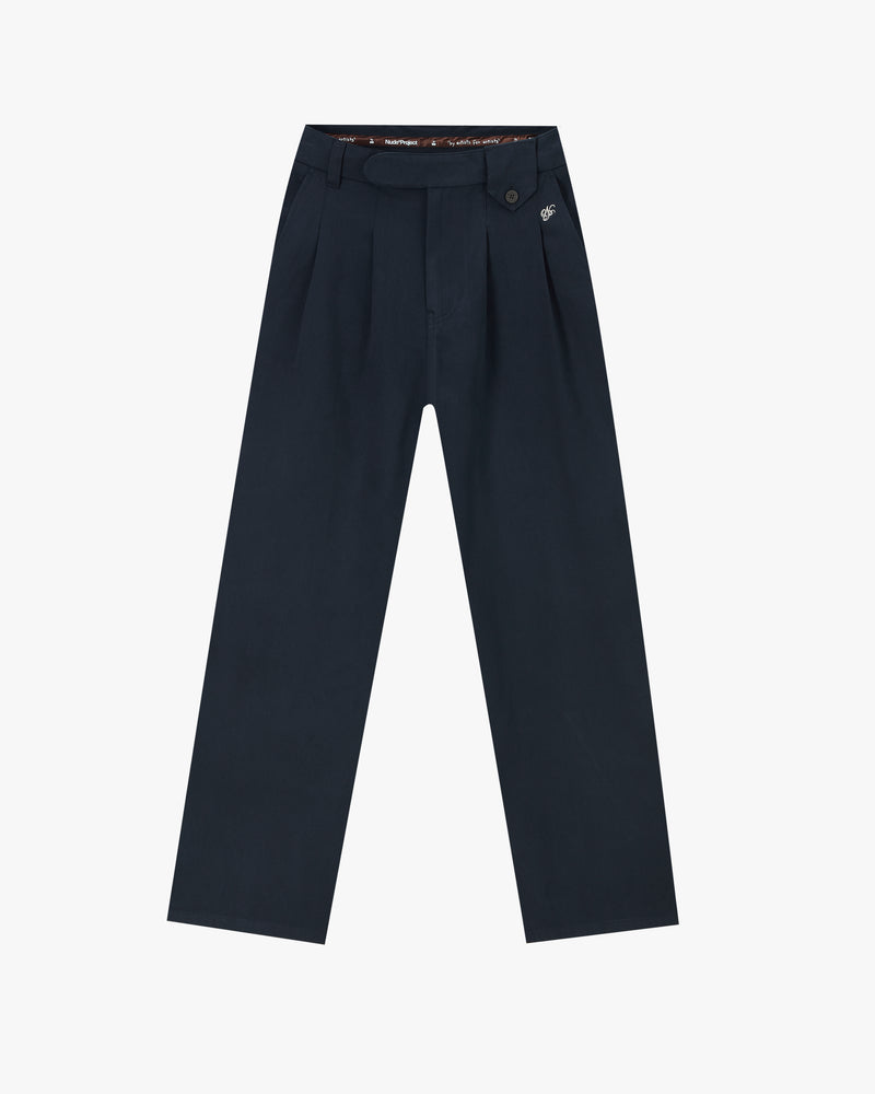Vinyl Chino Pants Navy 2026