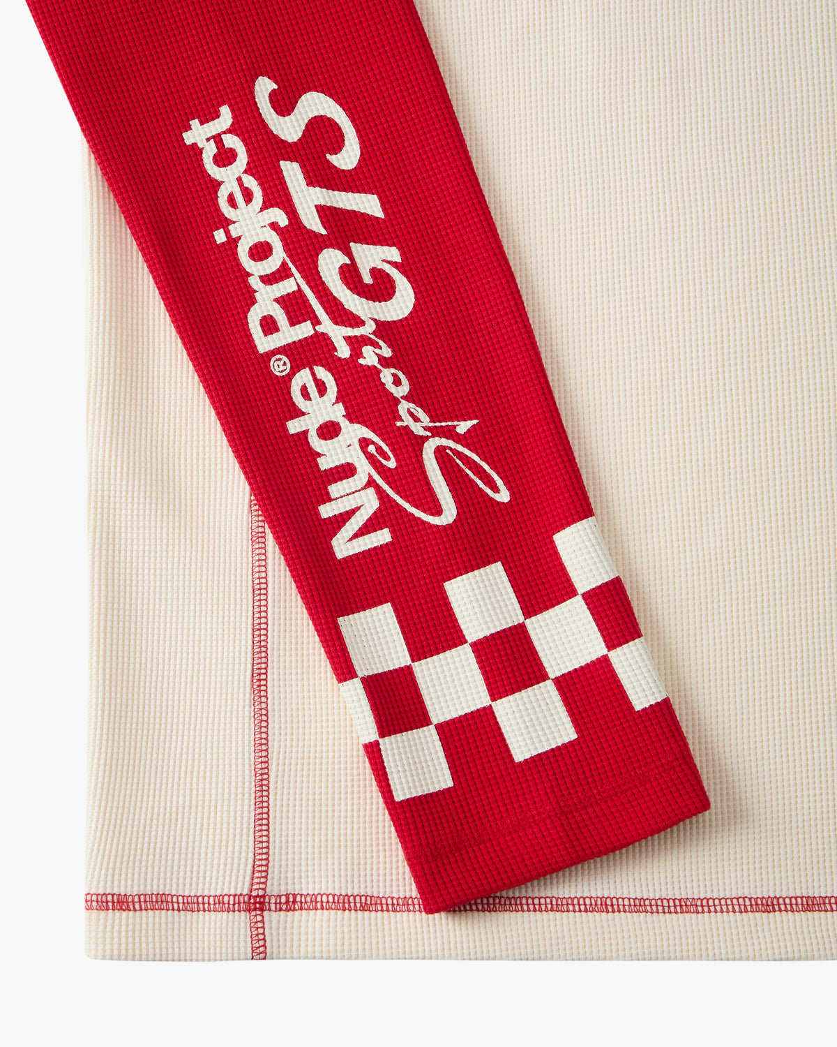 Slim Waffle Long-Sleeve Tee