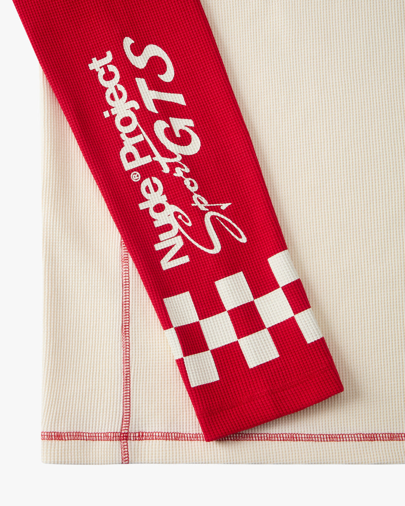 Slim Waffle Long-Sleeve Tee