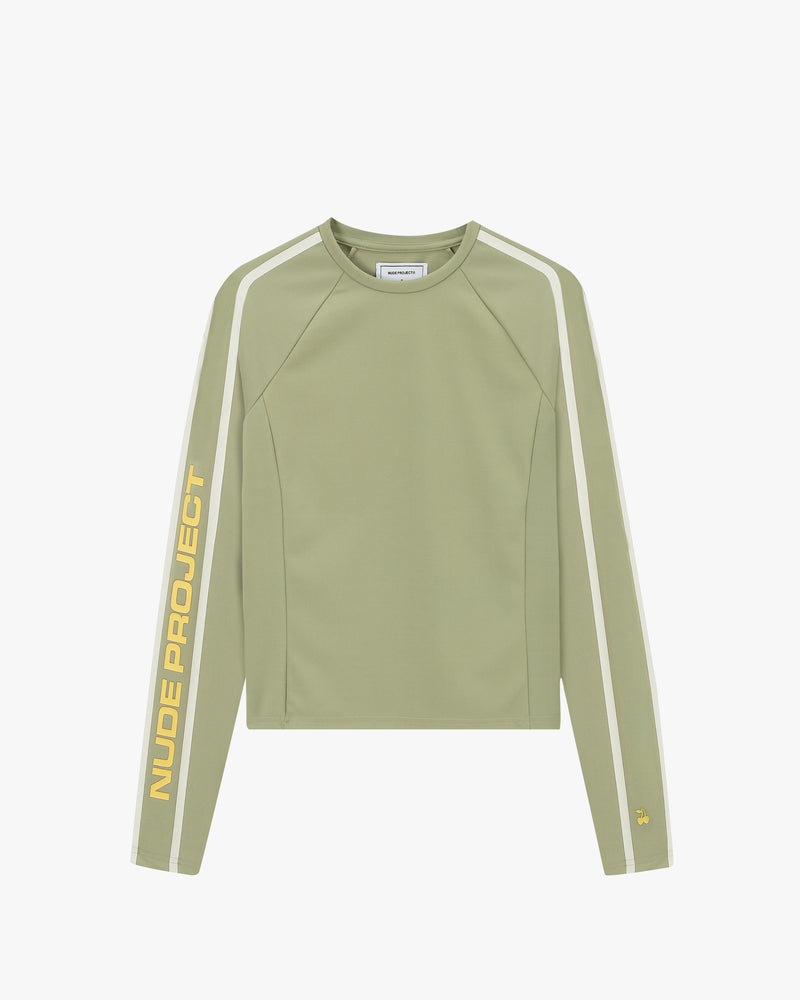 Suzuka Slim Long-Sleeve Tee Green