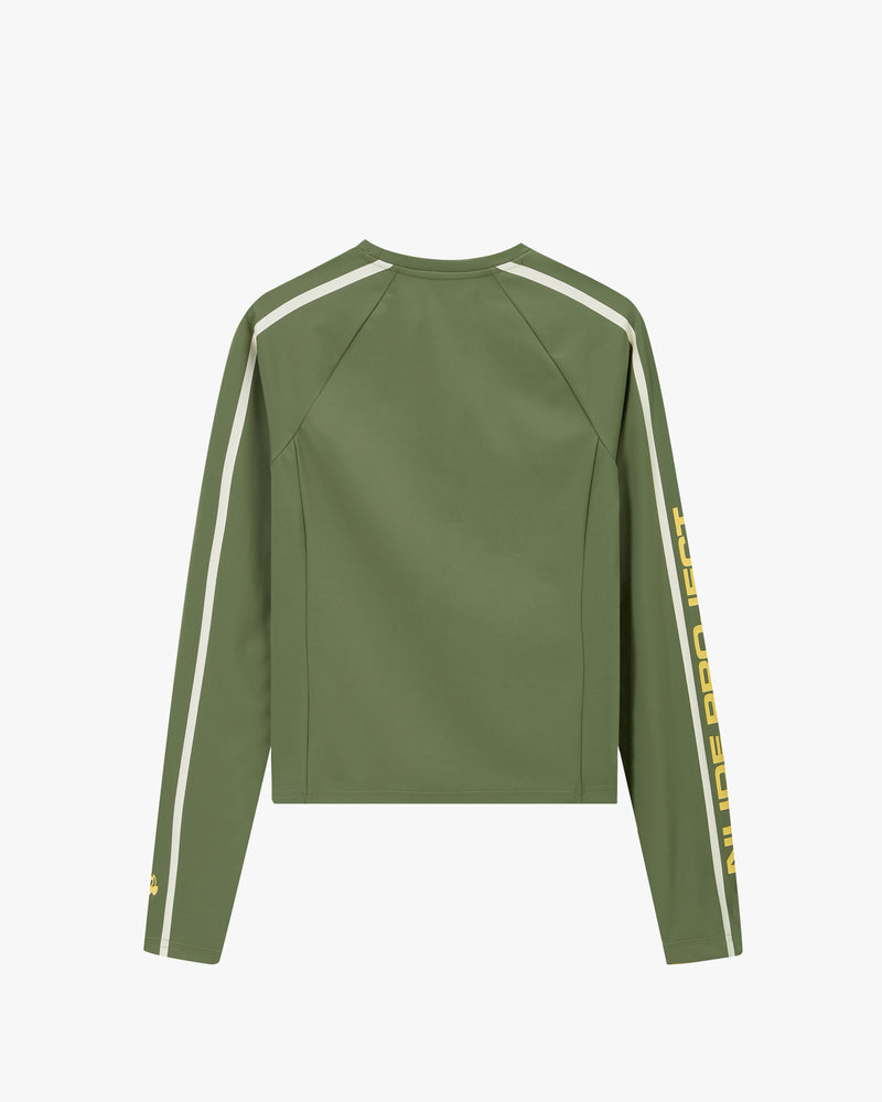Suzuka Slim Long-Sleeve Tee Green