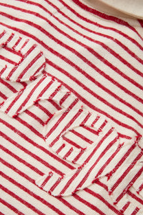 Faded Striped Polo