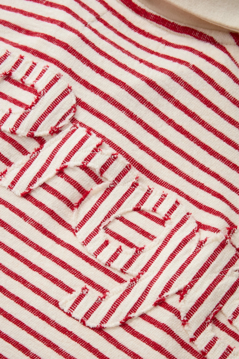 Faded Striped Polo