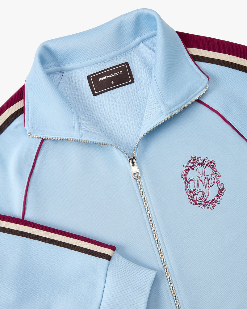 Asphalt Zip-Up Jacket Baby Blue