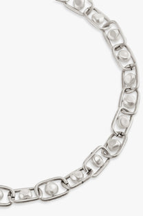 Chain Pearl Necklace
