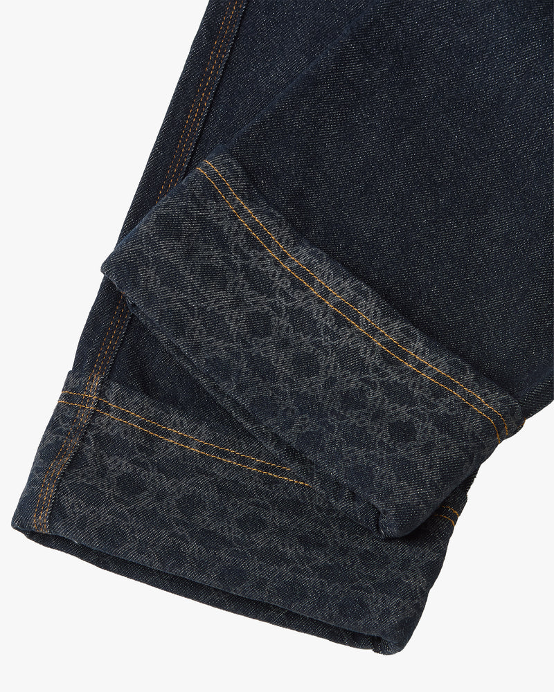 Basic Straight Jeans Laser