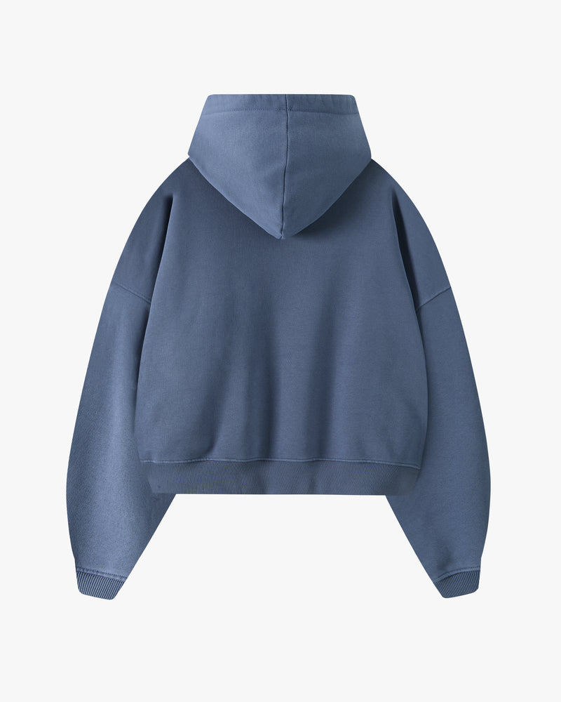 Liberty Boxy Hoodie Blue