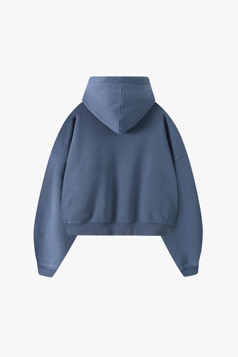 Liberty Boxy Hoodie Blue