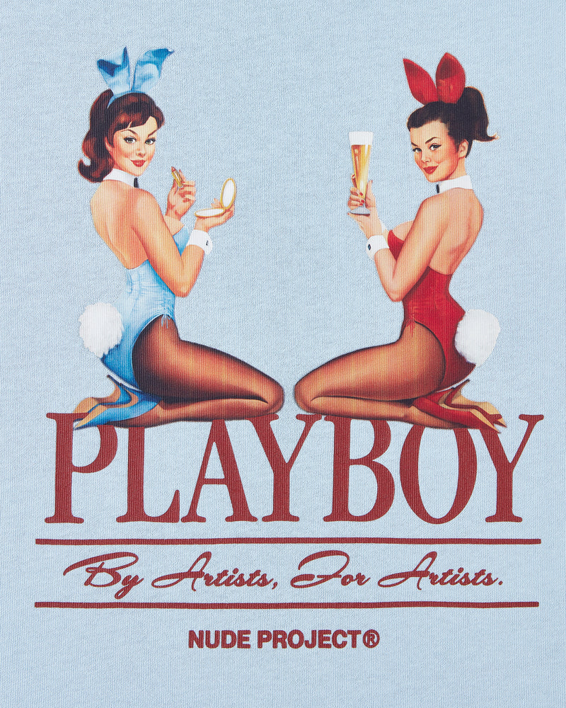 PIN-UP TEE BABY BLUE