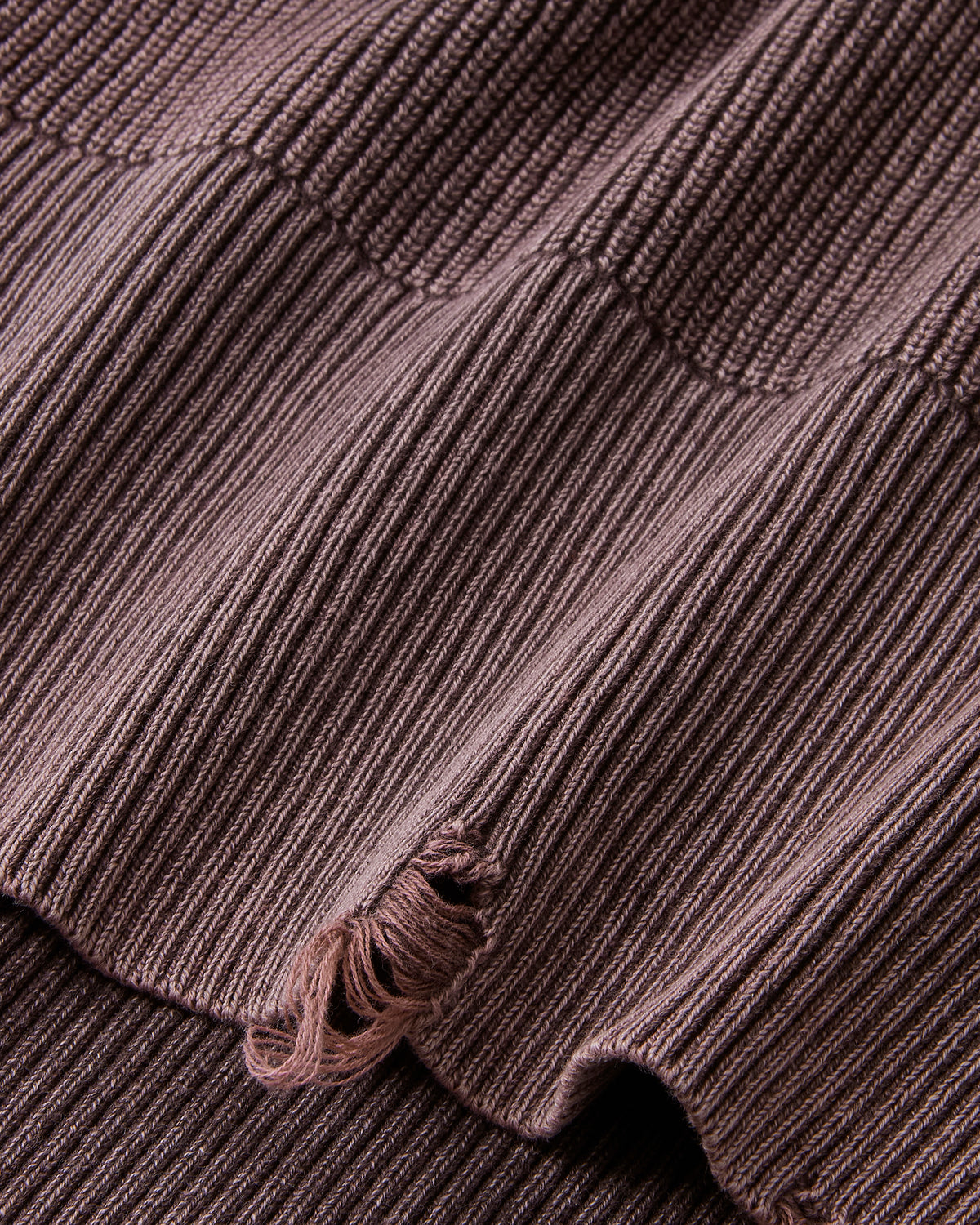 Beast Quarter-Zip Knit Brown