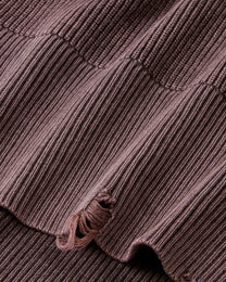 Beast Quarter-Zip Knit Brown