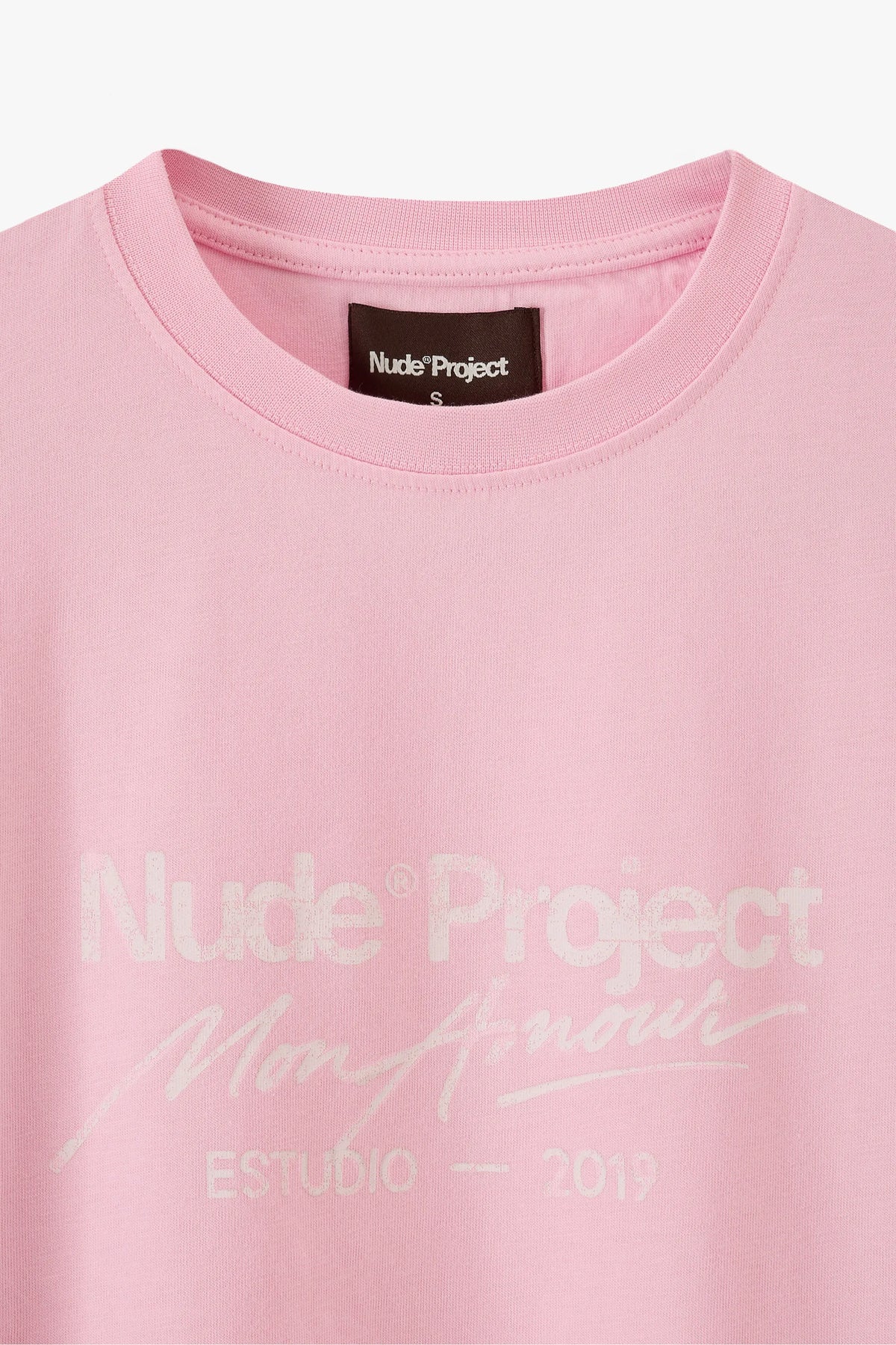 Mon Amour Long-Sleeve Tee Pink