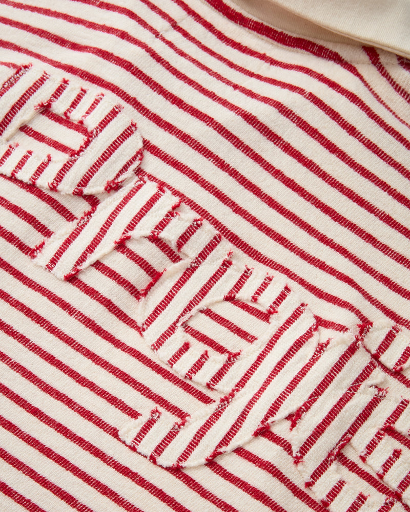 Faded Striped Polo