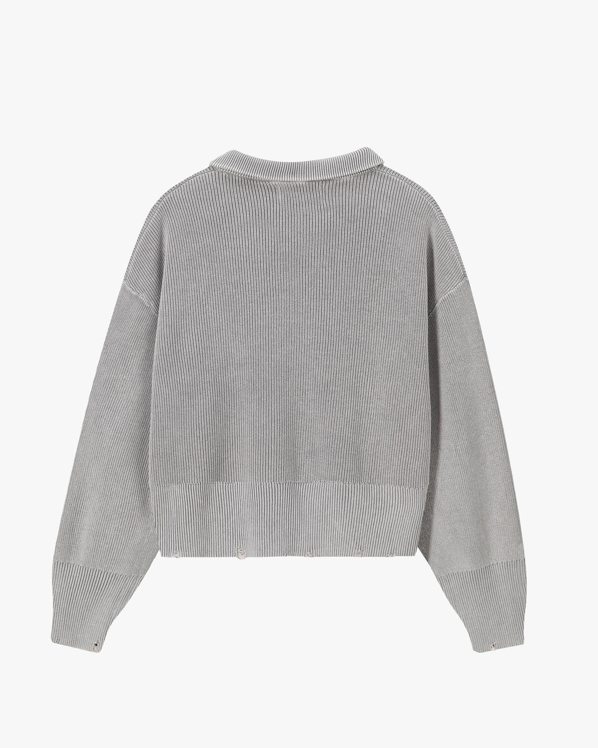 Beast Quarter-Zip Knit Grey