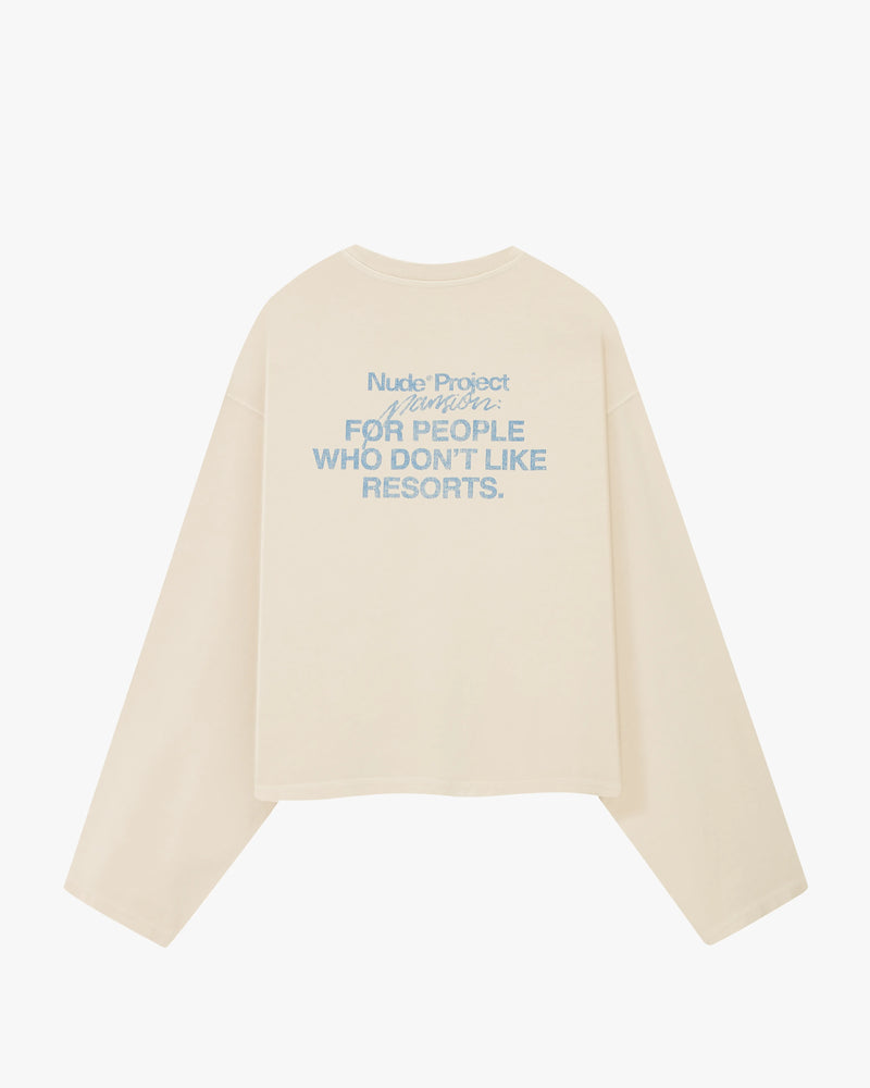Kisses Long-Sleeve Tee Marshmallow