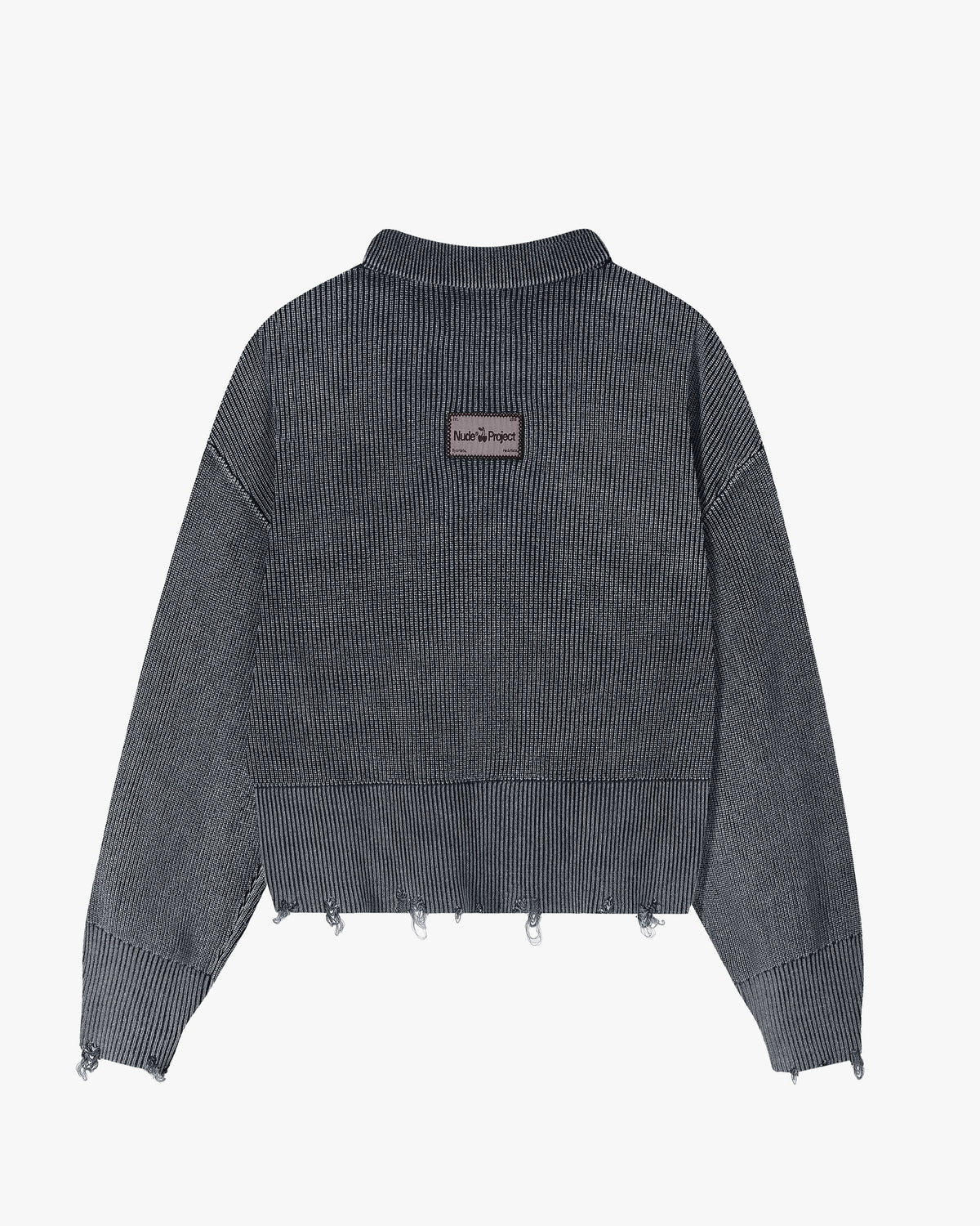 Beast Quarter-Zip Knit Ash
