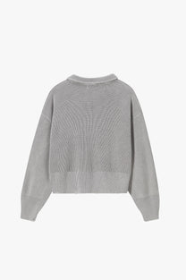Beast Quarter-Zip Knit Grey