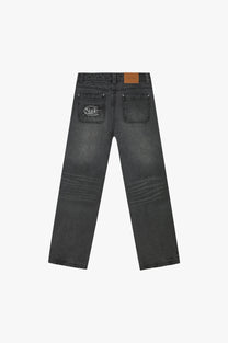 Basic Straight Jeans Grey