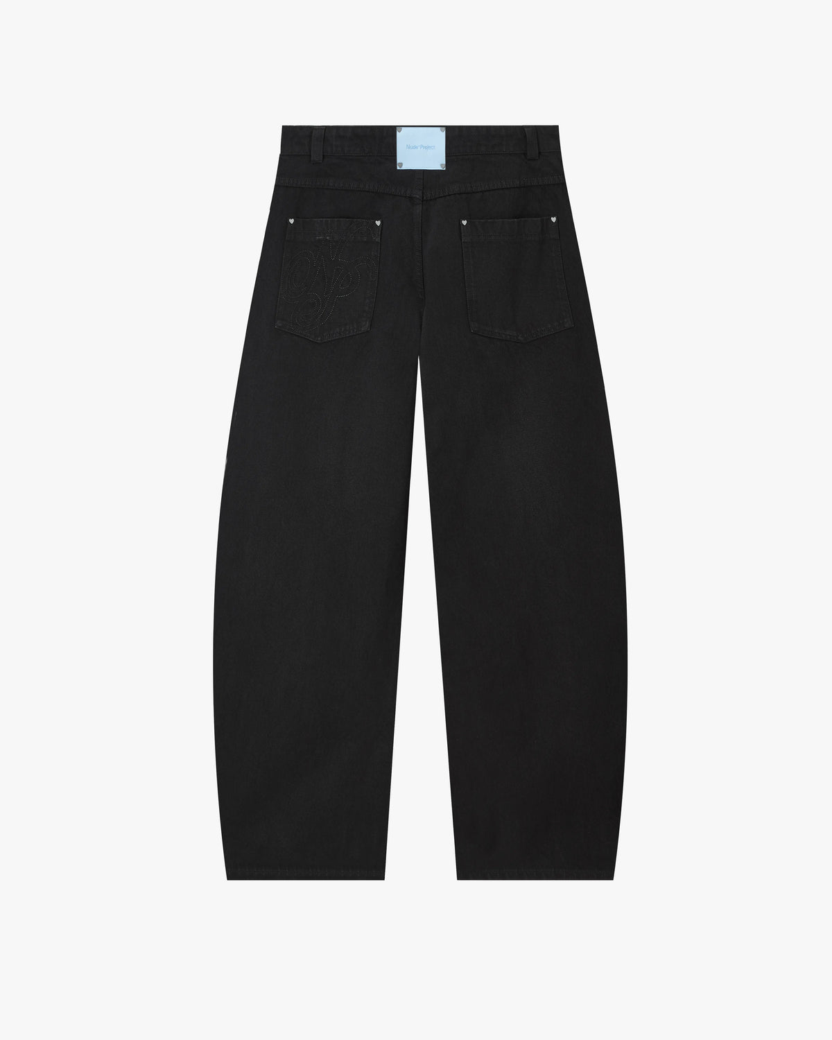 Barrel Jeans Black