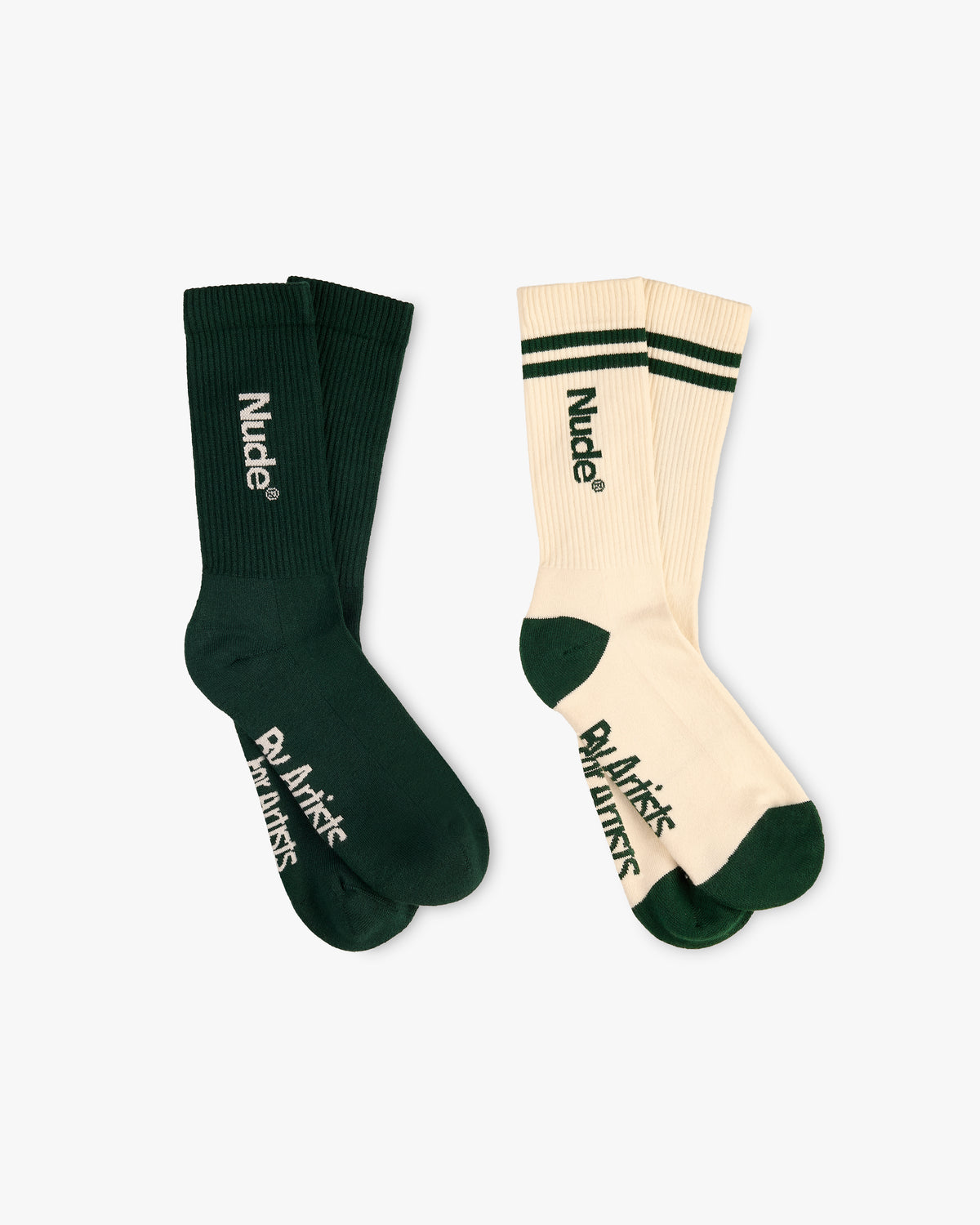Game Socks Green/Marshmallow