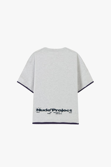 Bear Tee Grey Melange