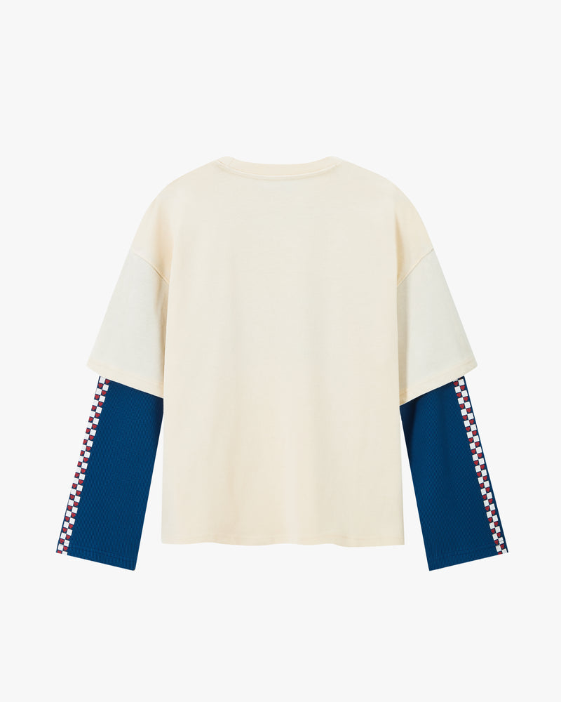 Monza Long-Sleeve Tee Blue