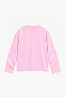 Mon Amour Long-Sleeve Tee Pink
