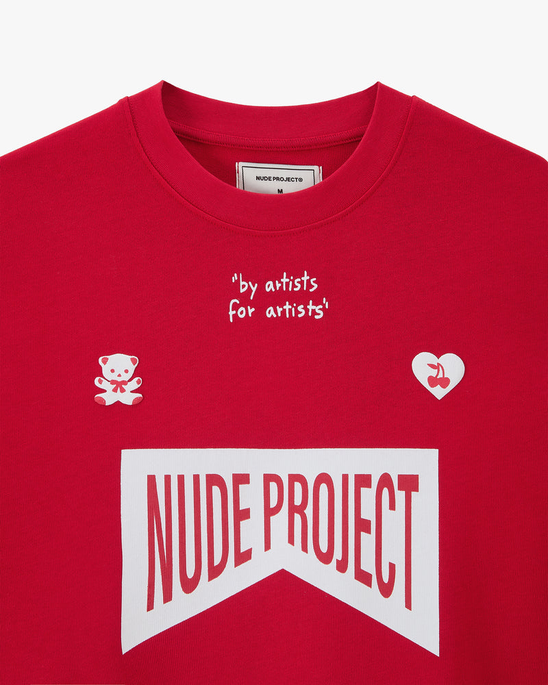 Monza Long-Sleeve Tee Red