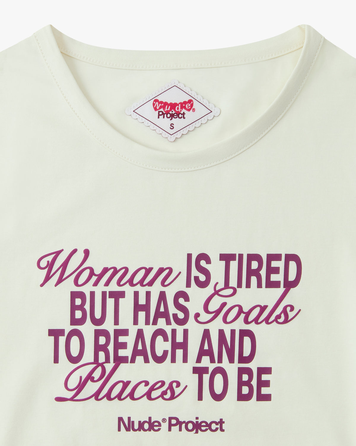 Camiseta Baby Goals Blanco Crema