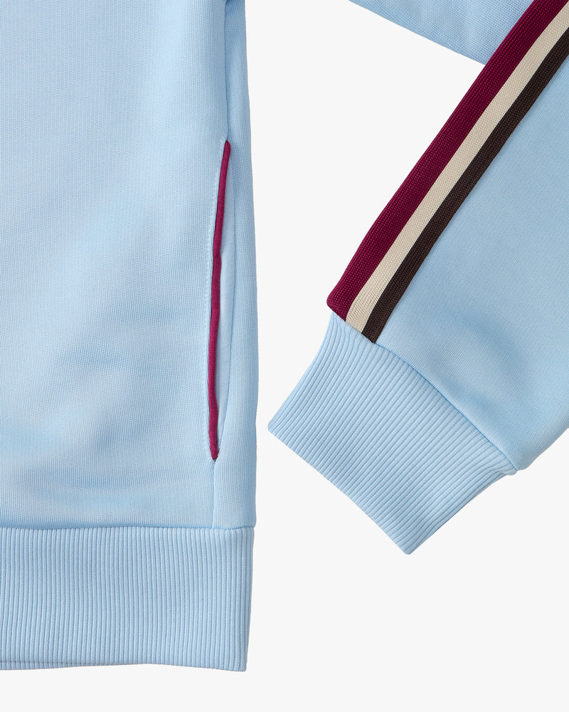 Asphalt Zip-Up Jacket Baby Blue