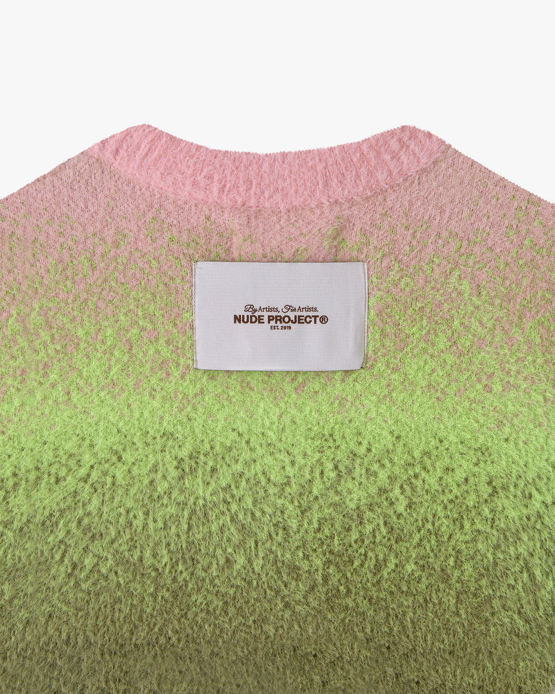 JERSEY GRADIENT COZY VERDE