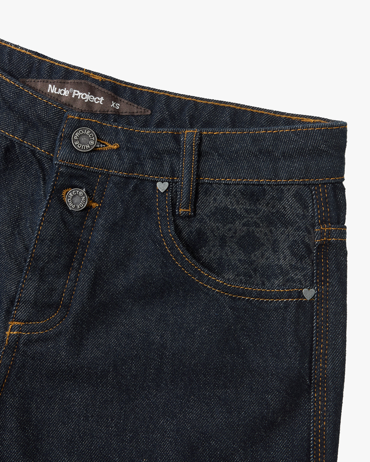 Basic Straight Jeans Laser